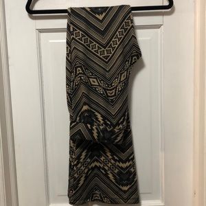 STOOSH tribal fabric flare pants sz M